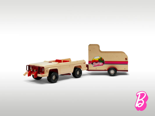 1973 Barbie® Travelin’ Trailer Off-Road Vehicle and Horse Trailer