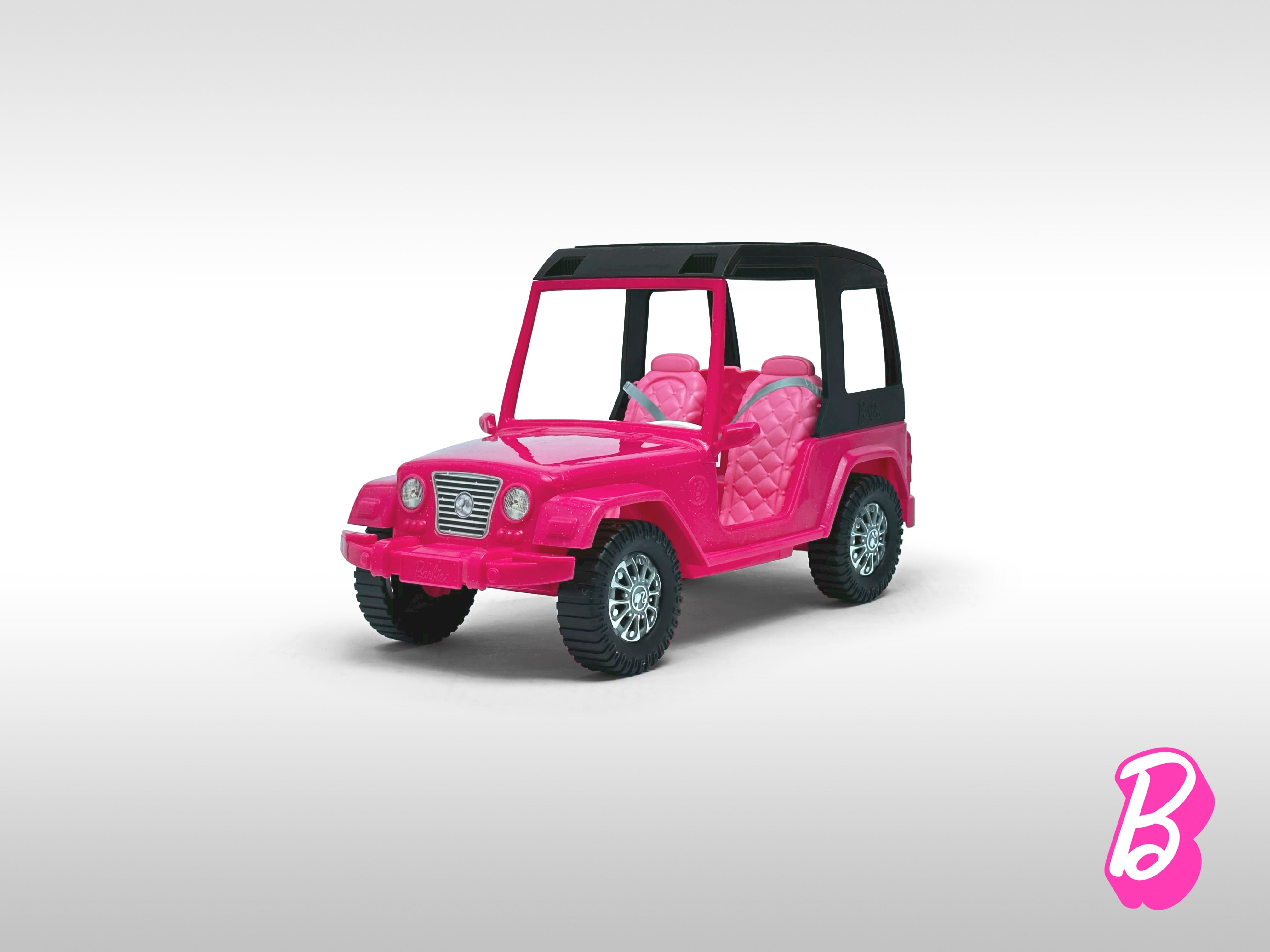 Barbie pink passport jeep vehicle sale